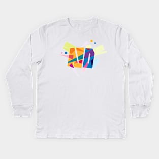 no in illustration pop art design Kids Long Sleeve T-Shirt